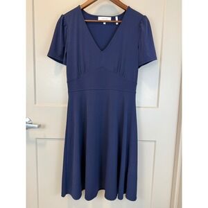 Lark & Ro | Dresses | Lark Ro Short Sleeve Fit And Flare Dress Xl | Poshmark